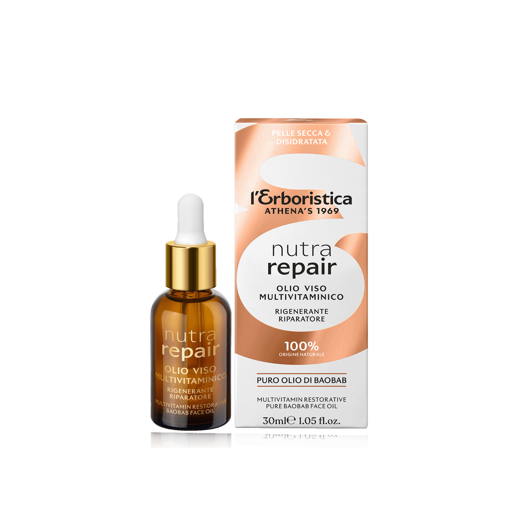 Nutra Repair OLIO VISO MULTIVITAMINICO 30 ml – L’Erboristica