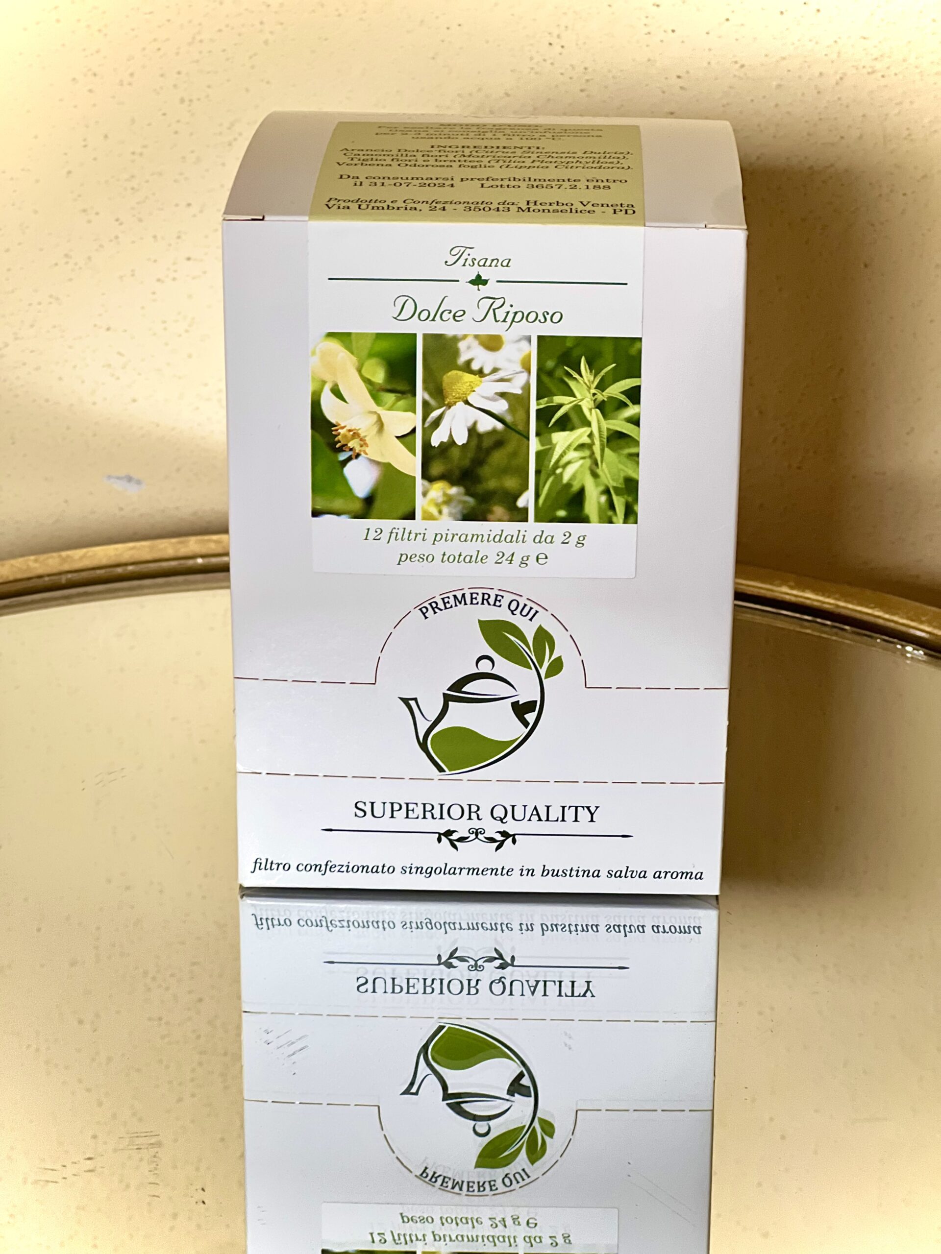 TISANA RILASSANTE DOLCE RIPOSO 12 FILTRI PIRAMIDALI