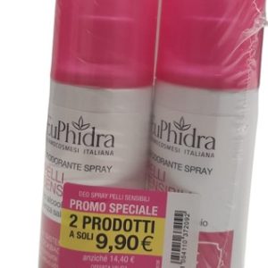 EUPHIDRA DEO SPRAY PELLI SENSIBILI ABBINATA 2 PEZZI DA 100 ML