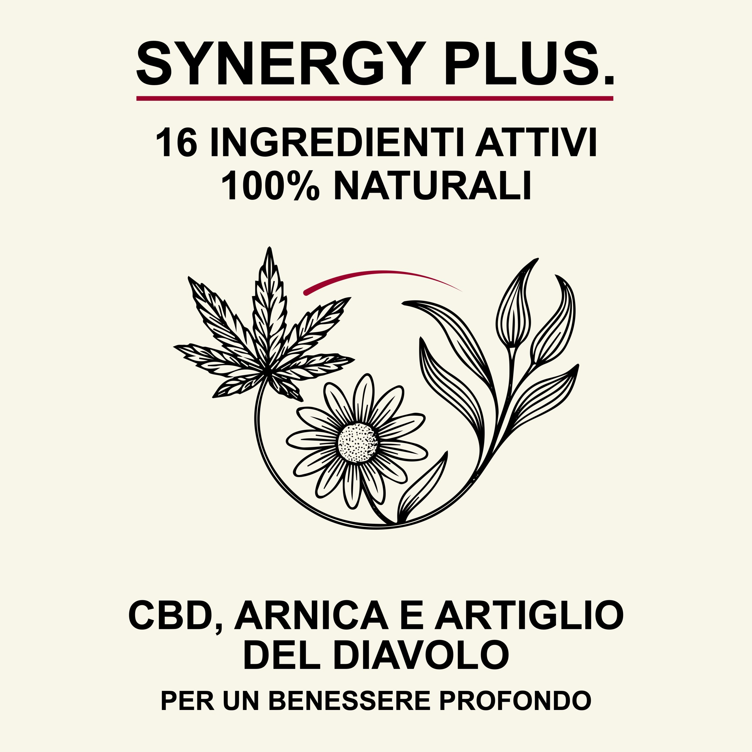 🌿 SYNERGY PLUS BODY BALM – Trattamento Intensivo per il Benessere Muscolare e Articolare – Formula Avanzata 100% naturale – 50ml - immagine 3