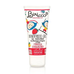 Biricco dentifricio naturale per bambini gusto fragola 75ml