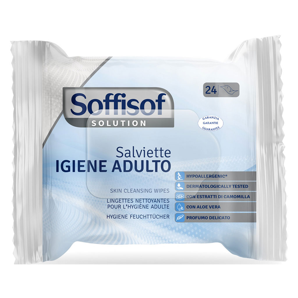 Salviette Igiene Adulto Soffisof 24 pezzi