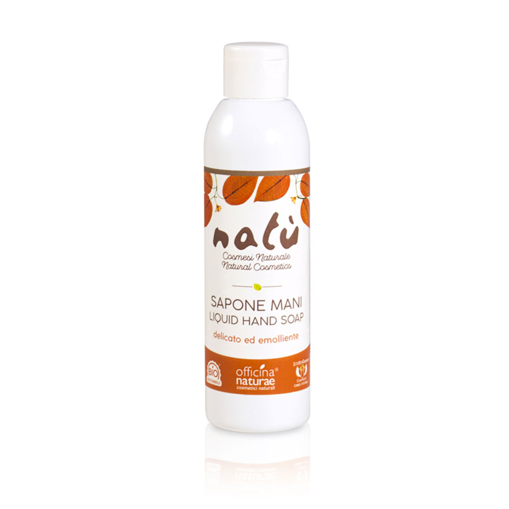 Sapone liquido mani Natù delicato ed emolliente 200 ml